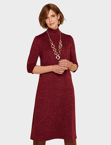Turtle Neck Dress - LS640